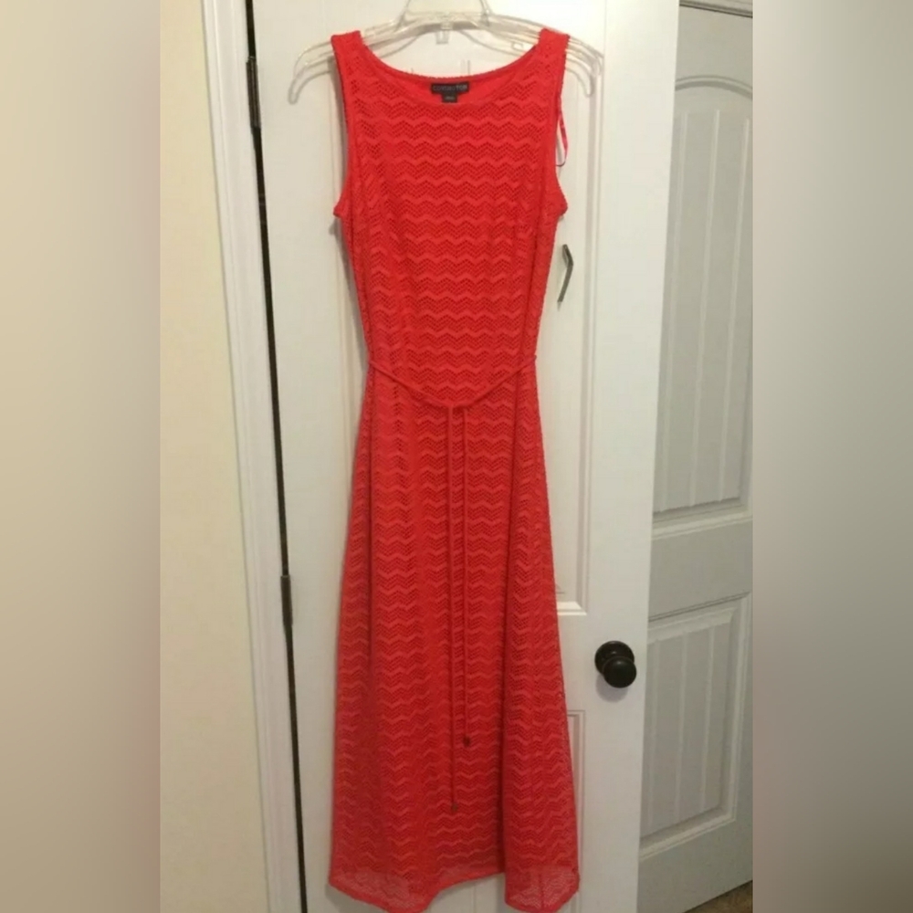 Covington RED Maxi DRESS Size 16 NWOT